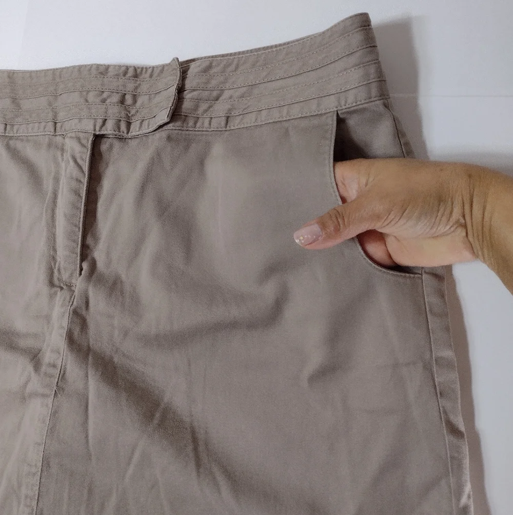 Bamboo Traders Women's Tan Skirt/Short Size (12)